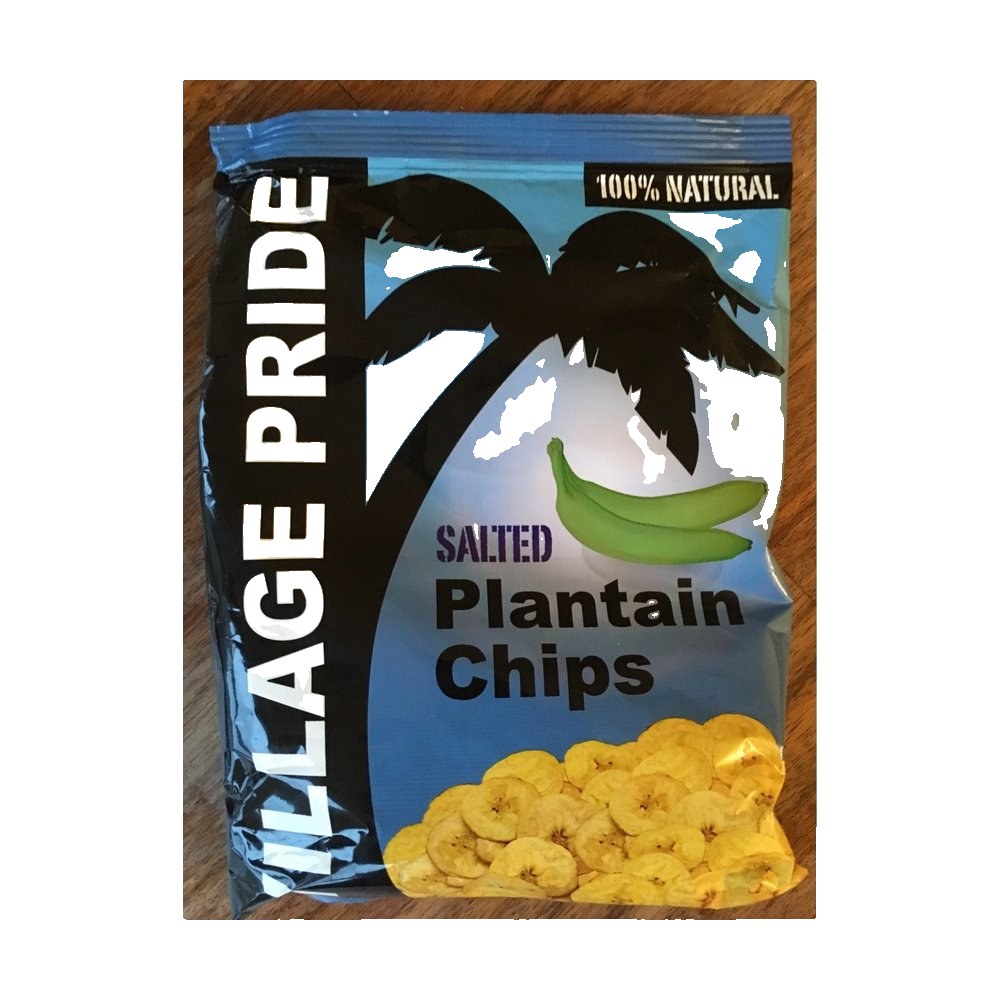 Salted plantain chips
