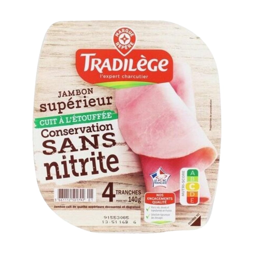 Jambon supérieur Sans nitrite