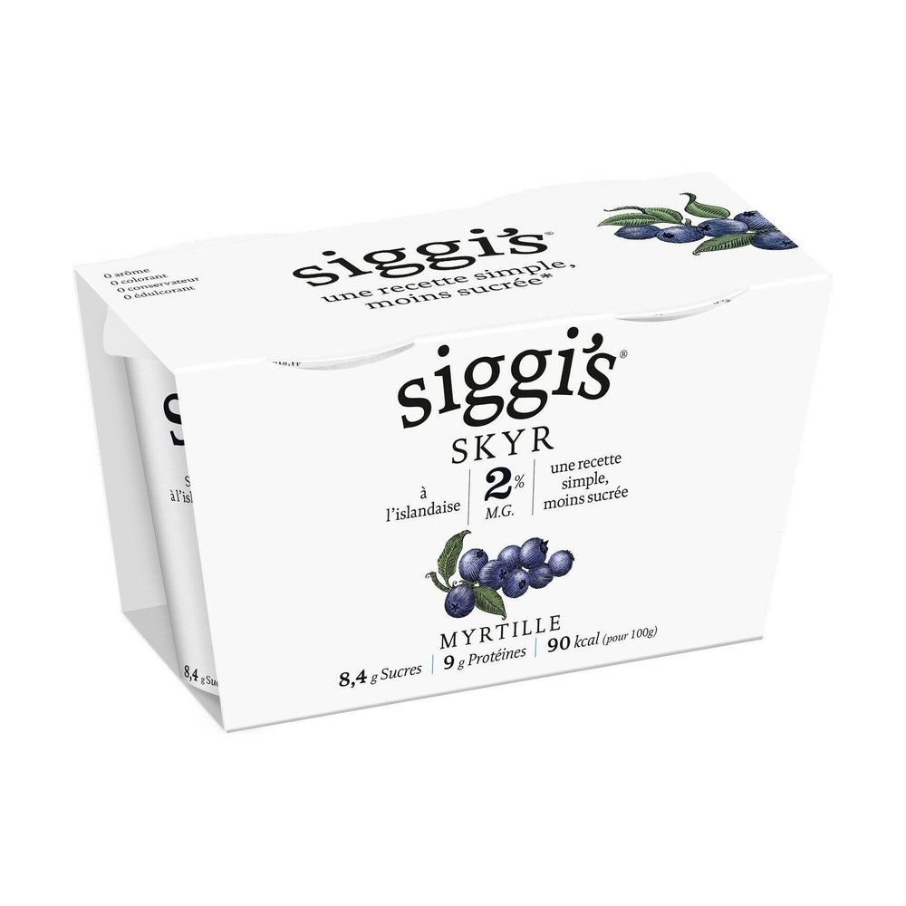Skyr myrtille 2 x 140 g
