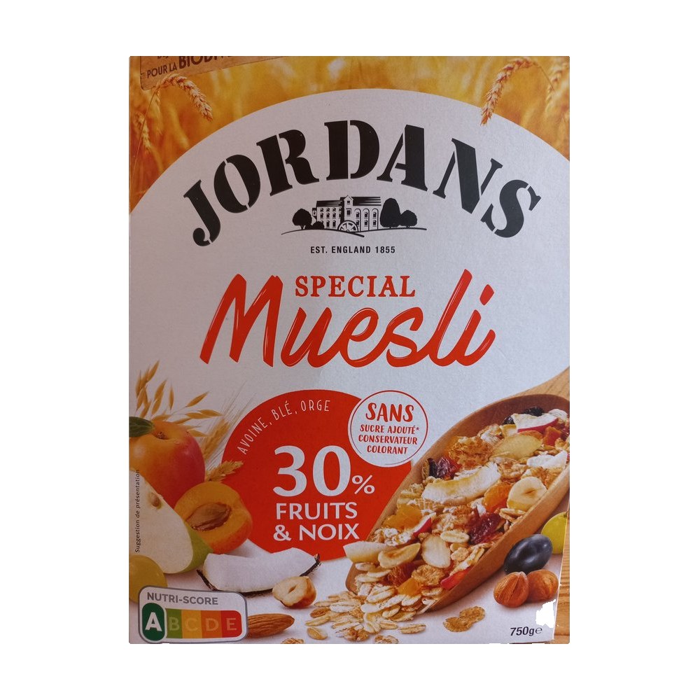 Special Muesli 30% fruits & noix