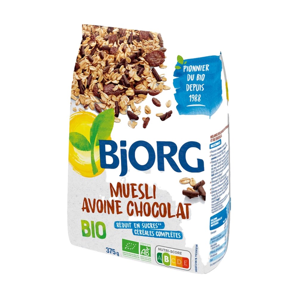 Muesli avoine chocolat bio