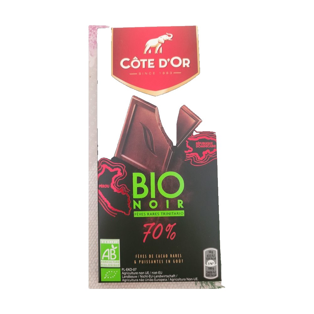 Chocolat noir Bio 70%